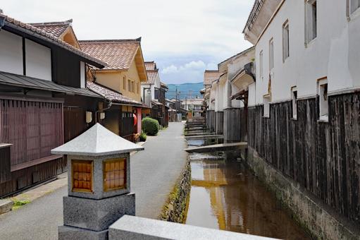 倉吉 白壁土蔵群5 白壁土蔵群,倉吉市,鳥取県の写真素材