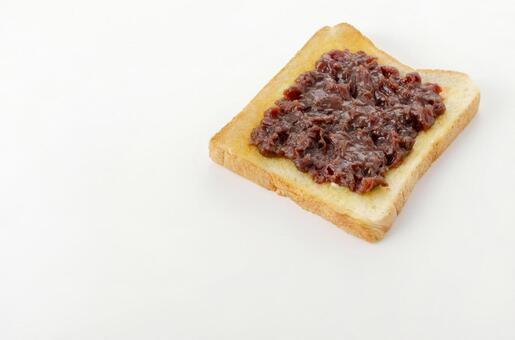 あんトースト あんトースト,小倉トースト,あずきの写真素材