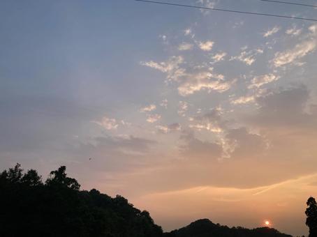 美しい夕日 2 美しい夕日 2 夕日,夕方,夕暮れの写真素材