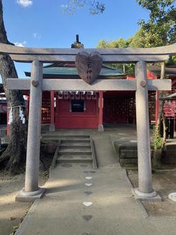 恋木神社・鳥居（縦） 恋木神社,水田天満宮,福岡県筑後市の写真素材