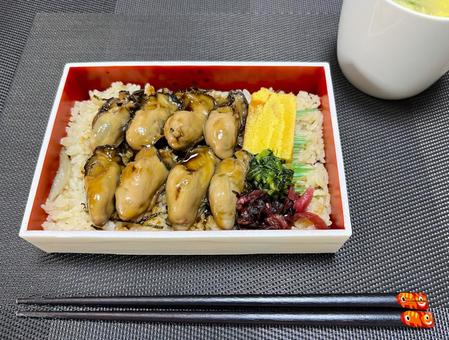 かき弁当 かき弁当 かき弁当,牡蠣,かきめしの写真素材