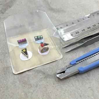 ペーパークラフト　ケーキ2 ペーパークラフト,ケーキ,ミニチュアの写真素材