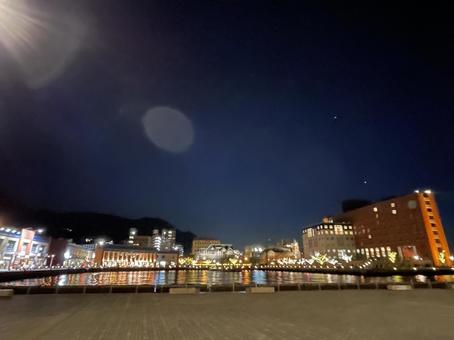 門司港夜景 門司港夜景 門司港,北九州,門司港レトロの写真素材