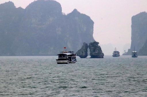 ベトナムのハロン湾風景 ベトナムのハロン湾風景の写真