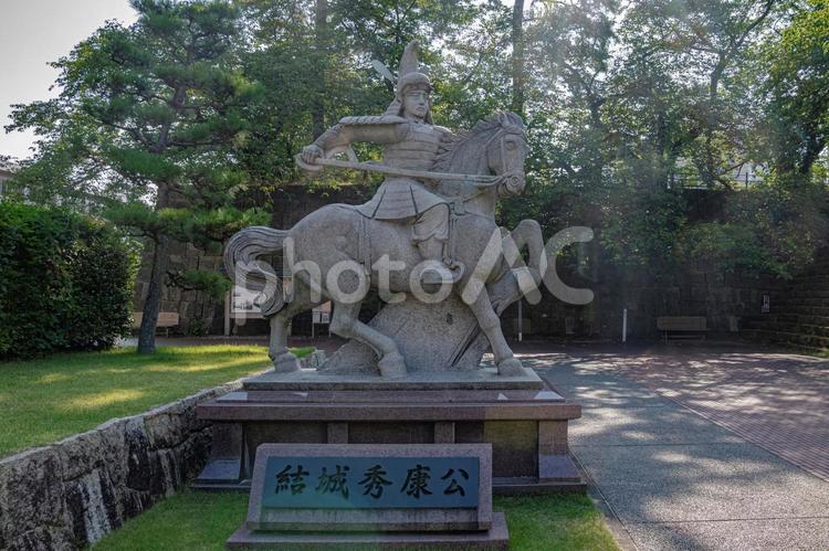 結城秀康　福井城 福井城,結城秀康,福井の写真素材