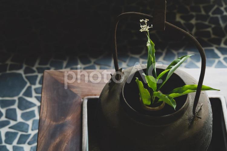 和風建築の土間の風景 日本,和風建築,土間の写真素材