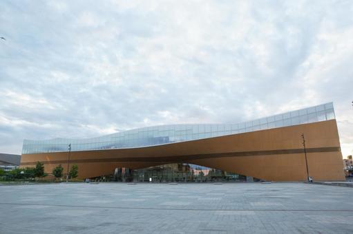 ヘルシンキ中央図書館　オーディー ヘルシンキ中央図書館,オーディー,ヘルシンキの写真素材