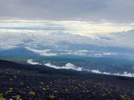 雲海 富士山五合目付近より 雲海 富士山五合目付近よりの写真