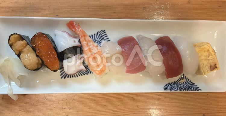 にぎり寿司 お寿司,江戸前寿司,江戸前すしの写真素材