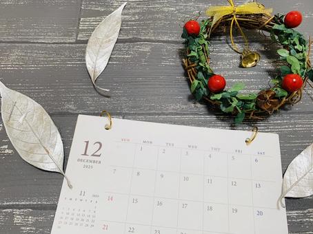 12月カレンダー 12月,12月カレンダー,カレンダーの写真素材