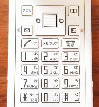 フューチャーホン フューチャーホン,ボタン,ガラケーの写真素材