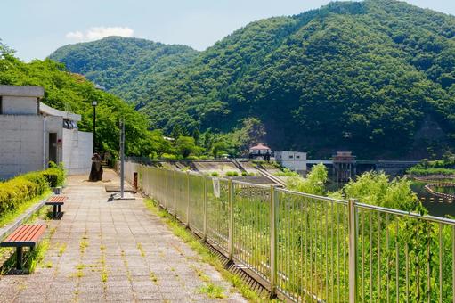 ダム湖の風景⑷ ダム湖の風景⑷ 湖,釜房湖,ダム湖の写真素材