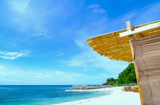 真夏の海水浴場 真夏の海水浴場 ビーチ,海,海水浴場の写真素材