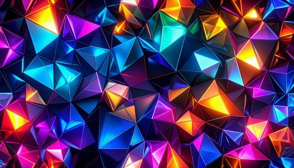 サイバー空間のクリスタルの写真