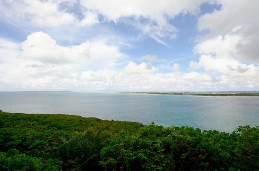 宮古島の綺麗な海 宮古島,沖縄,okinawaの写真素材