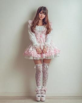 アジア系ゴスロリ少女 アジア系ゴスロリ少女の写真