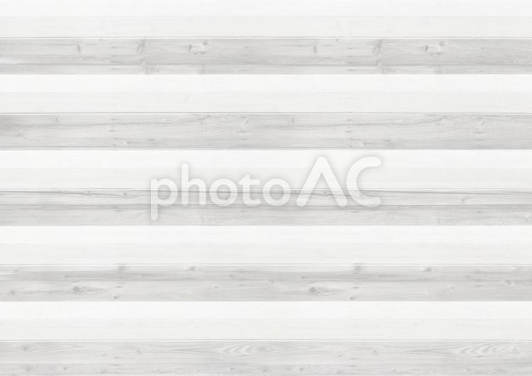 白い横向きの木目背景用テクスチャ 床,横長,白の写真素材
