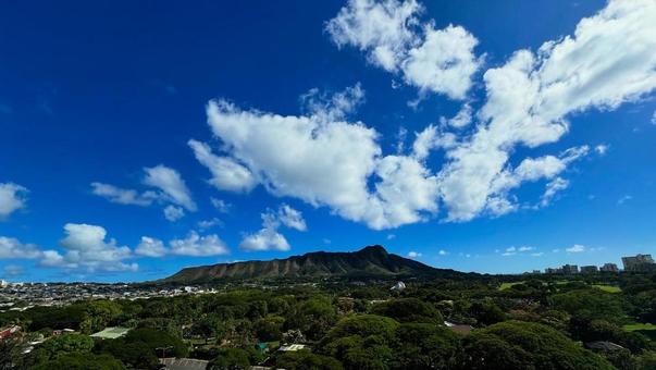 ハワイの青空 ハワイの青空の写真