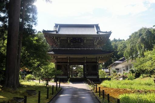 上越市、春日山林泉寺・山門、謙信公ゆかり 上越市、春日山林泉寺・山門、謙信公ゆかり 山門,春日山,林泉寺の写真素材