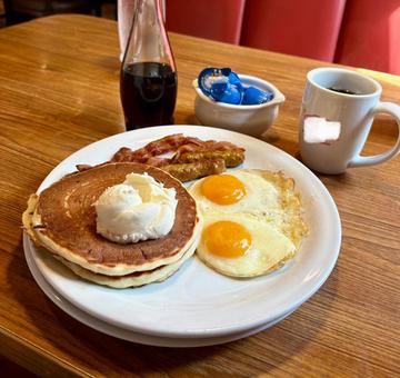 パンケーキ パンケーキ パンケーキ,朝食,ハワイの写真素材