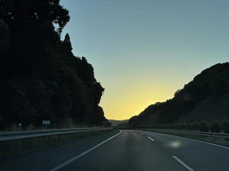 Highway at dawn 6, JPG