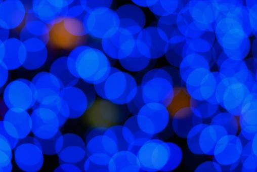 抽象的な玉ボケ背景【青基調】 背景,テクスチャ,玉ボケの写真素材