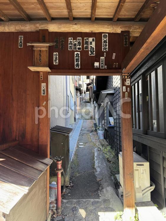 長野県塩尻市　奈良井宿 奈良井宿,長野県,塩尻市の写真素材