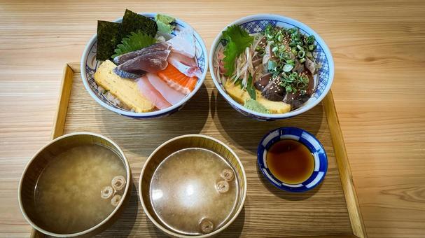 海鮮丼 海鮮丼,晩ごはん,昼ごはんの写真素材