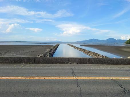 離岸導流堤 離岸導流堤の写真