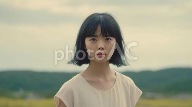 海と女性 美容,女性,スキンケアの写真素材