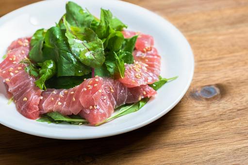 マグロのカルパッチョ マグロのカルパッチョの写真
