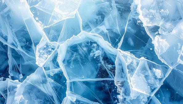割れた氷のテクスチャ クローズアップ 割れた氷のテクスチャ クローズアップの写真