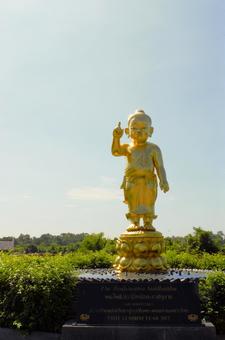 誕生仏 ルンビニ ネパール 3 誕生仏 ルンビニ ネパール 3 仏陀,釈迦,誕生仏の写真素材