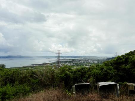 沖縄県中頭郡津覇海岸の風景 沖縄県中頭郡津覇海岸の風景 津覇海岸,屋宜湊,屋宜の写真素材