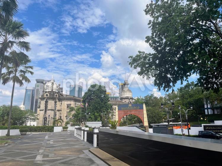 マレーシア、KLの中央駅と風景 海外,マレーシア,東南アジアの写真素材