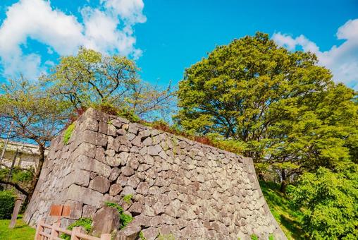 【山形】山形駅の周辺 山形城跡 【山形】山形駅の周辺 山形城跡 山形城跡,城跡,山形の写真素材