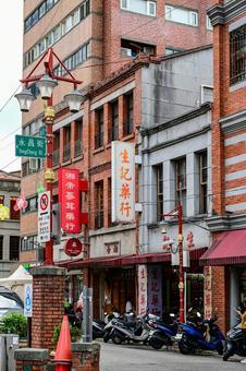 台湾・台北の街並み(迪化街) 台湾・台北の街並み(迪化街) 台湾,台北,迪化街の写真素材