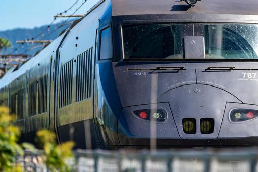 Photo, railway, 787 series, limited express, 