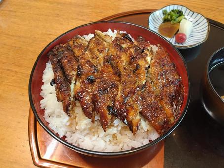 うな丼 鰻丼,うなぎ,丑の日の写真素材