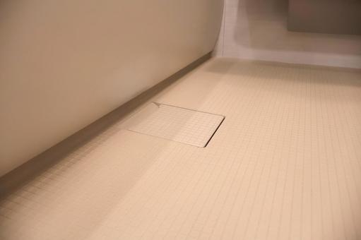 新築のカビのないキレイなバスルームの床 新築のカビのないキレイなバスルームの床 バスルーム,風呂,床の写真素材
