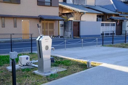 井戸ポンプ 井戸ポンプ 佐原の街並み,佐原,千葉県の写真素材