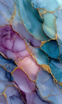 柔らかな色合いのアルコールインク壁紙の写真