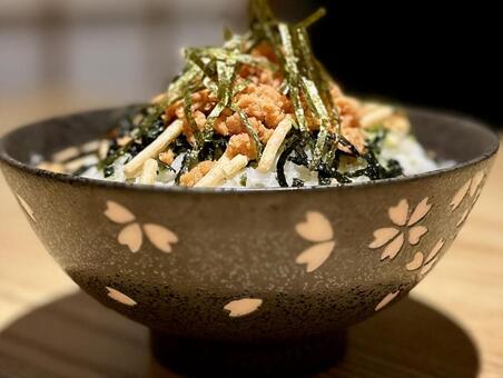 お茶漬け（鮭） お茶漬け,鮭,シャケの写真素材