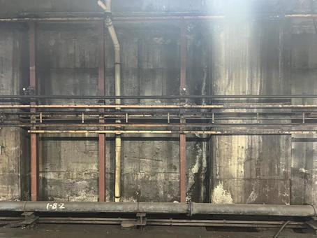 地下鉄の線路の壁 地下鉄の線路の壁 地下鉄,新橋,駅の写真素材