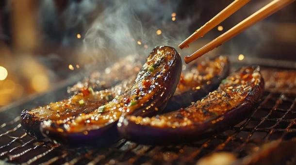 焼き茄子 01 焼き茄子 01の写真