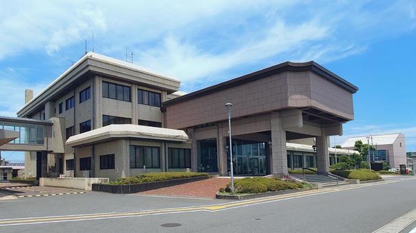 山武市役所 市庁舎 千葉県山武市 山武市役所 市庁舎 千葉県山武市 山武市役所,本庁舎,山武市の写真素材