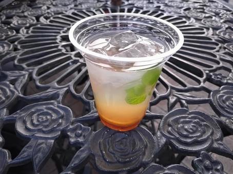 はちみつレモネード はちみつレモネード,アイス,ミントの写真素材