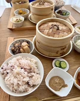 薬膳料理 薬膳料理 薬膳料理,薬膳ご飯,薬膳の写真素材