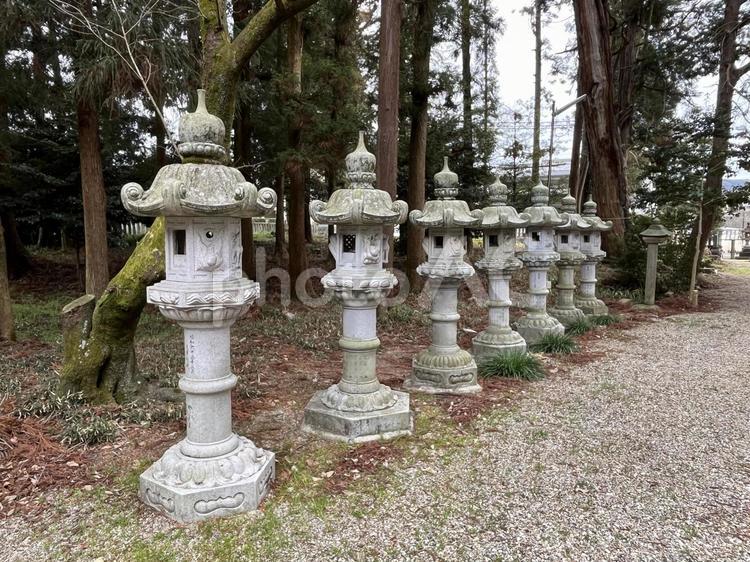 神社の灯籠 灯籠,灯ろう,とうろうの写真素材