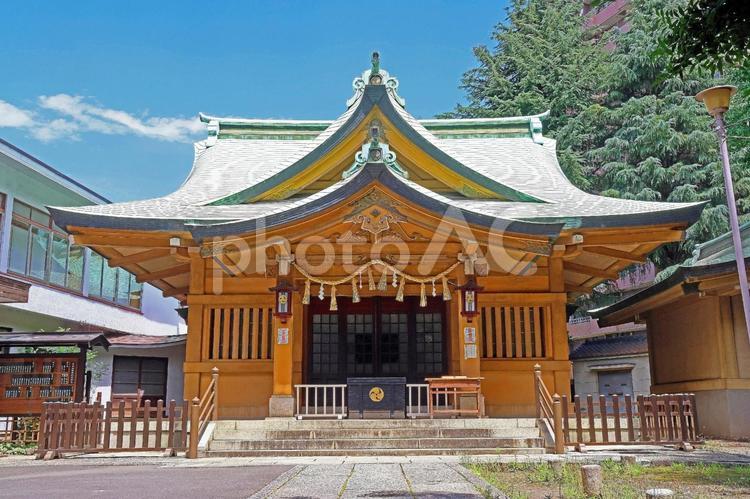 氷川町氷川神社（板橋） 氷川町氷川神社,素戔男命,稲田姫命の写真素材